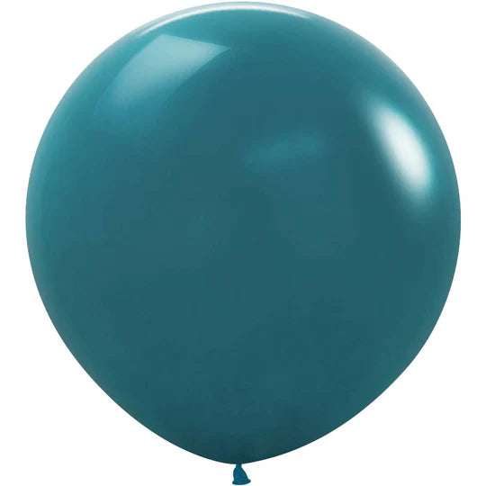 Sempertex 24" Deluxe Deep Teal Latex Balloons (10ct)