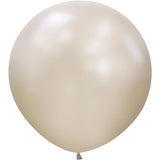 Sempertex 24" Silk Cream Pearl Latex Balloons (10ct)