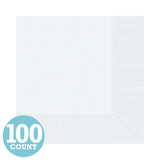 Frosty White 2-Ply Beverage Napkins (100ct)