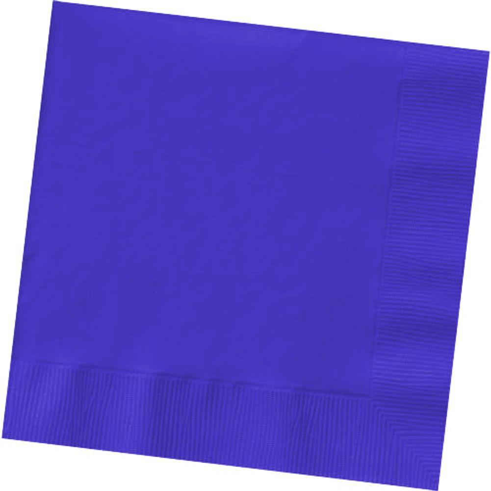 New Purple 2-Ply Beverage Napkins (100ct)