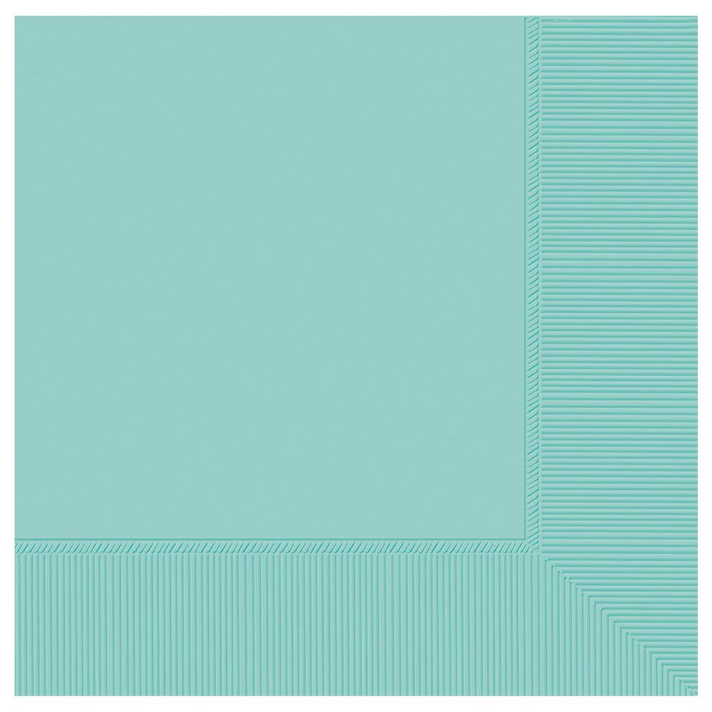 Robins Egg Blue 3-Ply Beverage Napkins (50ct)