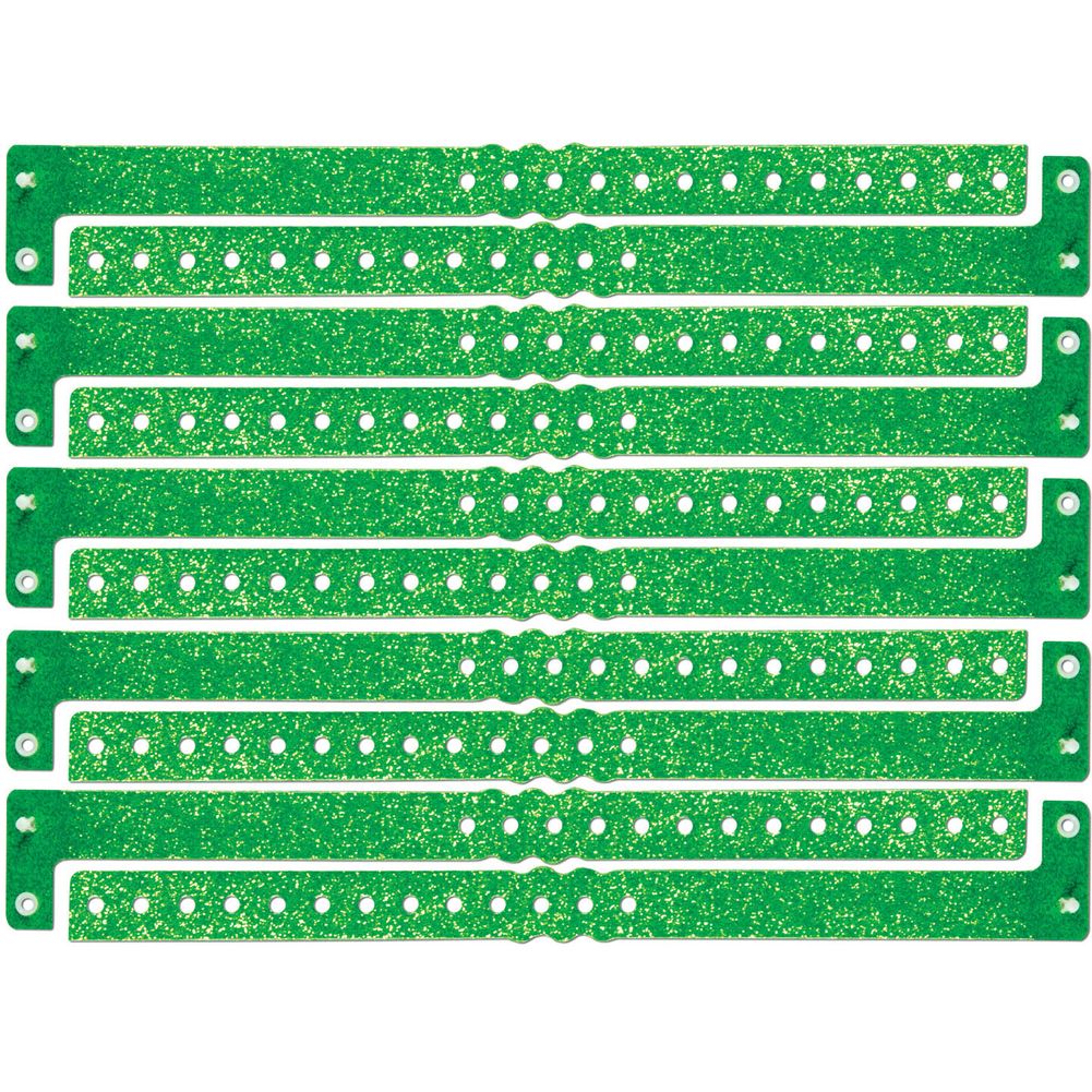 Plastic Sparkle Wristbands
