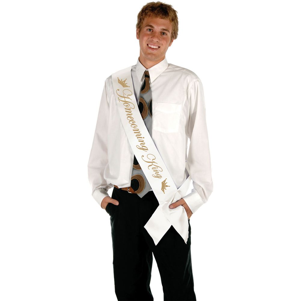 Homecoming King Satin Sash