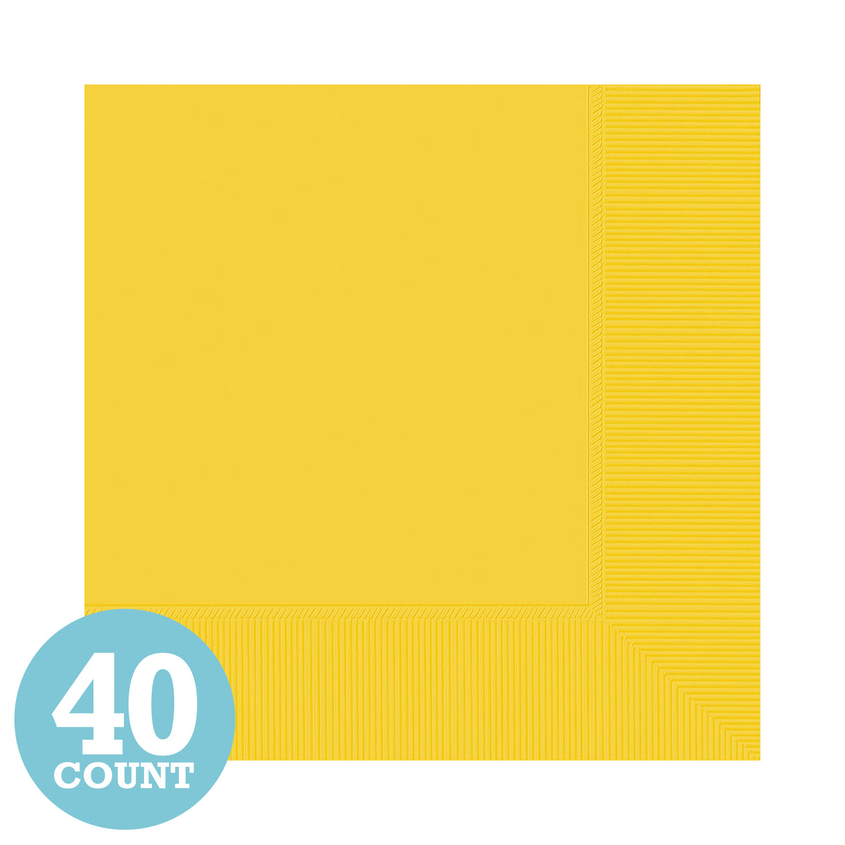 Yellow Sunshine Beverage Napkins (40ct)