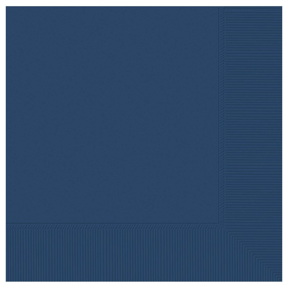 Navy Flag Blue Beverage Napkins (50ct)