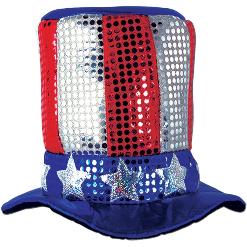 Glitz 'N Gleam Uncle Sam Top Hat