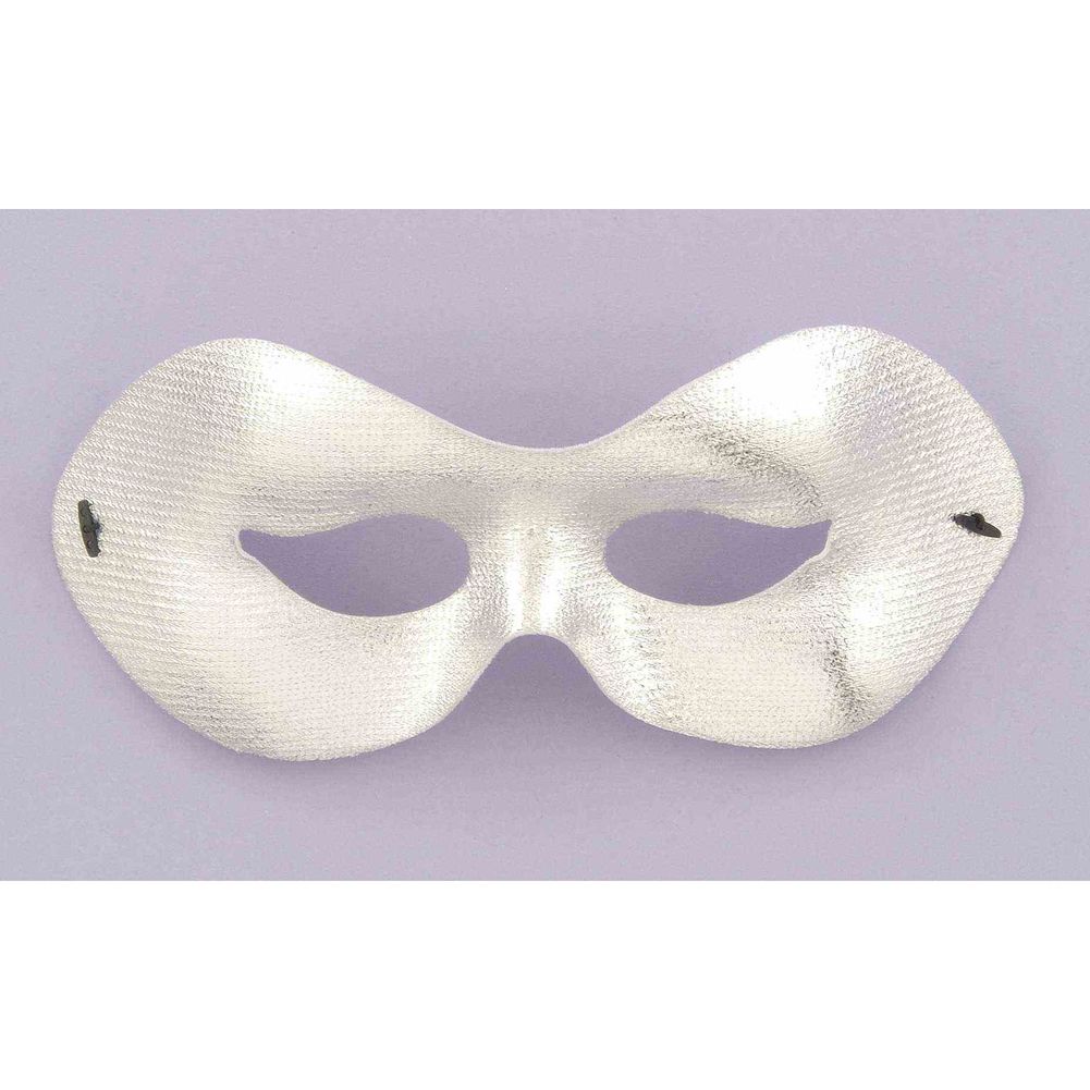 Magique Silver Half Mask