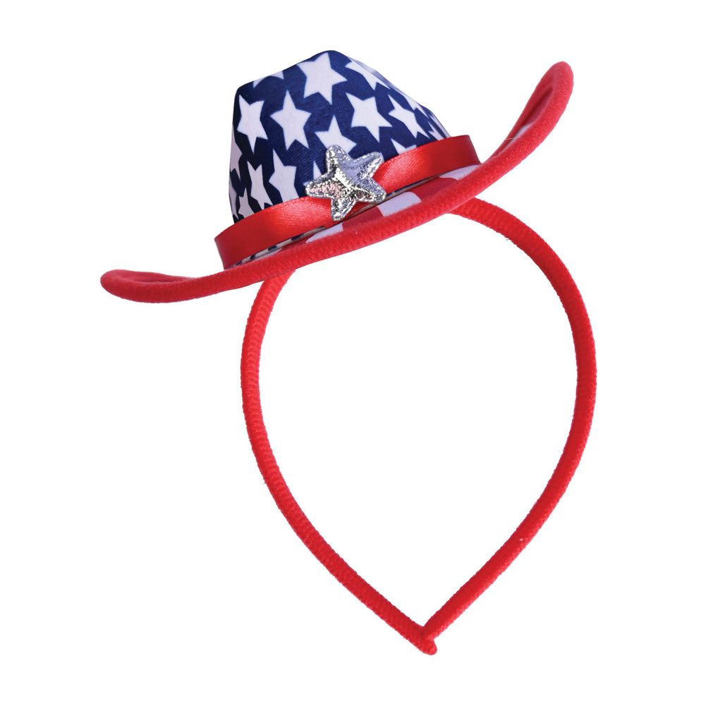 Patriotic Cowboy Hat Headband (1ct)