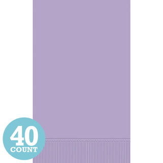 Lavender 2-Ply Guest Towels (40ct)