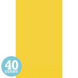 Yellow Sunshine 2-Ply Guest Towels (40ct)