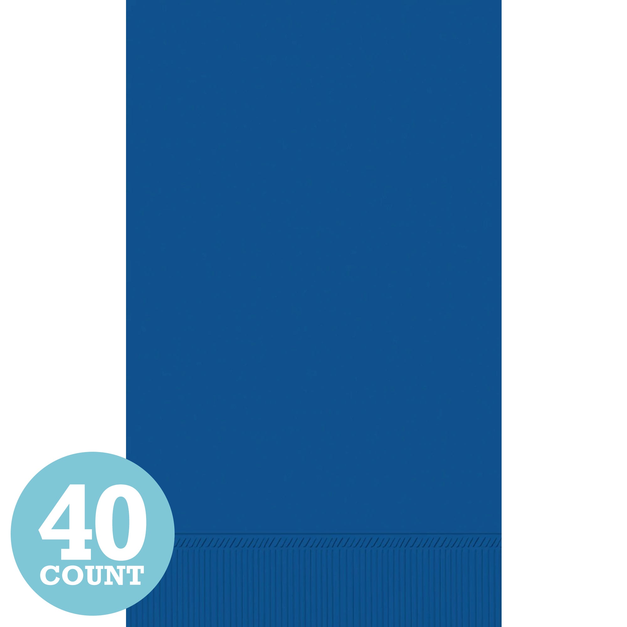 Bright Royal Blue 2-Ply Guest Towels (40ct)