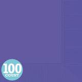 New Purple 2-Ply Luncheon Napkins (100ct)