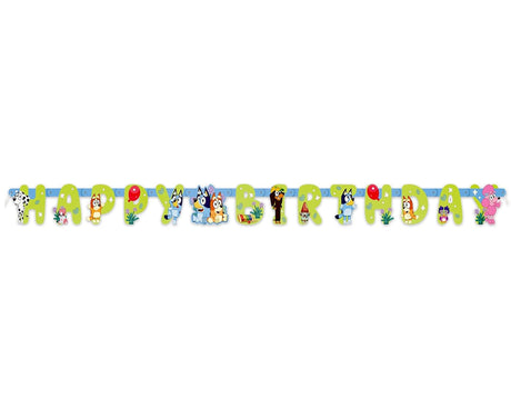 Bluey Birthday Party Kit for 16 – 9 Inch Plates, Napkins, Table Cover, Cups, Banner and Balloons (58 pc) – photo 7