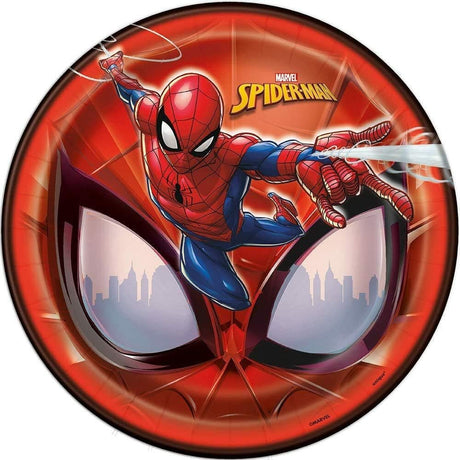 Spider-Man Birthday Party Kit for 16 – 9 Inch Plates, Napkins, Table Cover and Cups (49 pc) – photo 3