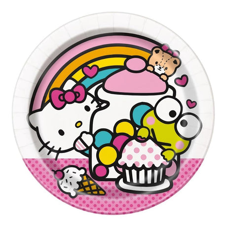Hello Kitty Birthday Party Kit for 16 – 9 Inch Plates, 7 Inch Plates, Napkins and Table Cover (49 pc) – photo 3
