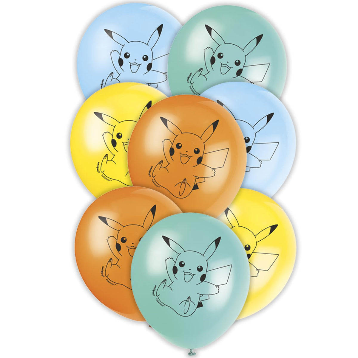 Pokémon Birthday Party Kit for 16 – 9 Inch Plates, Napkins, Table Cover, Banner and Balloons (42 pc) – photo 6