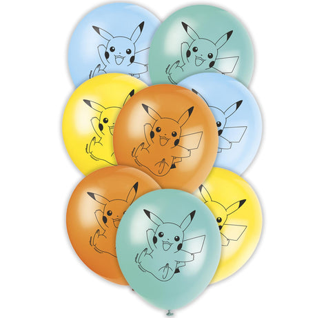 Pokémon Birthday Party Kit for 16 – 9 Inch Plates, Napkins, Table Cover, Banner and Balloons (42 pc) – photo 6