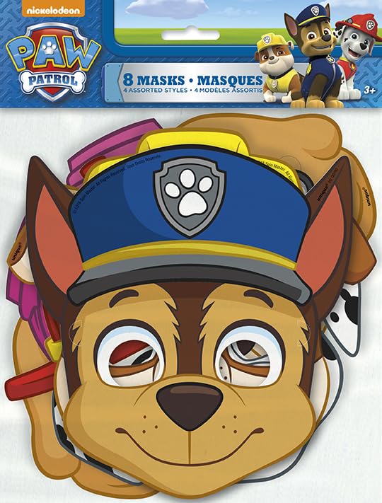 Paw Patrol Birthday Party Kit for 16 – 9 Inch Plates, Napkins, Table Cover, Banner, Balloons and Party Masks (58 pc) – photo 8