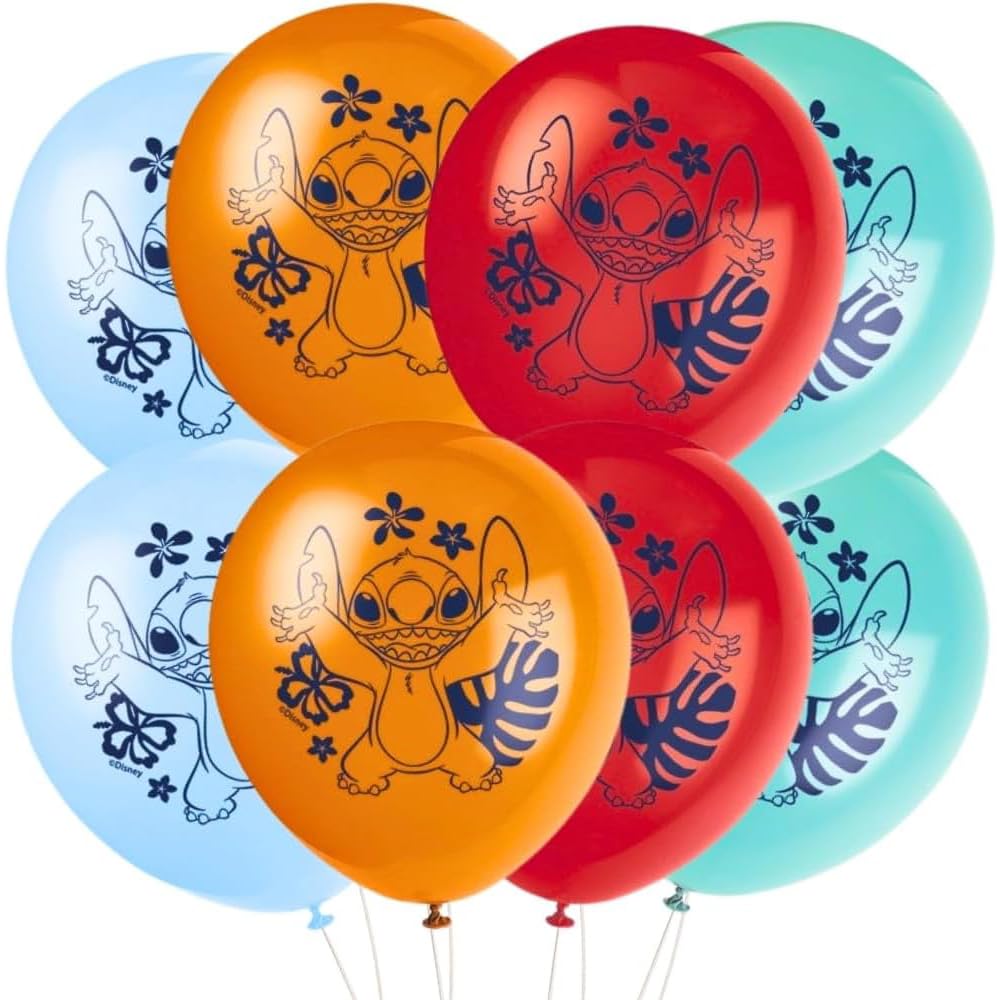 Lilo and Stitch Birthday Party Kit for 16 – 9 Inch Plates, Napkins, Table Cover, Banner and Balloons (42 pc) – photo 6