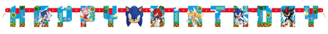 Sonic Birthday Party Kit for 16 – 9 Inch Plates, Napkins, Table Cover, Banner and Balloons (42 pc) – photo 6