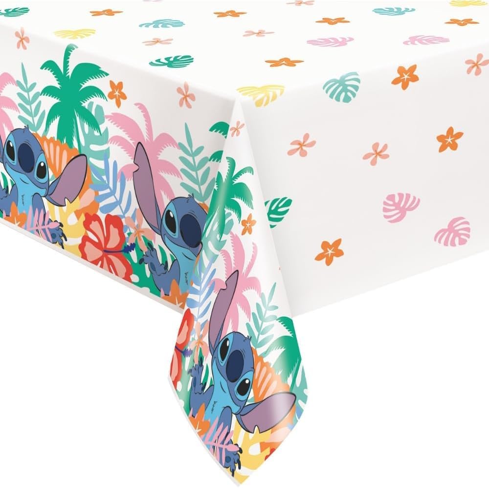 Lilo and Stitch Birthday Party Kit for 16 – 9 Inch Plates, 7 Inch Plates, Napkins and Table Cover (49 pc) – photo 6