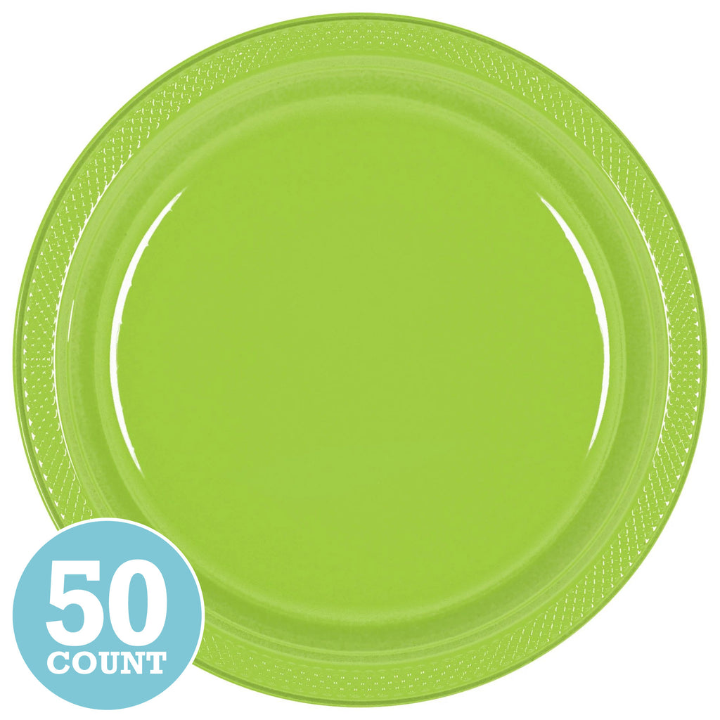 Kiwi Plastic Banquet Plates (50ct)