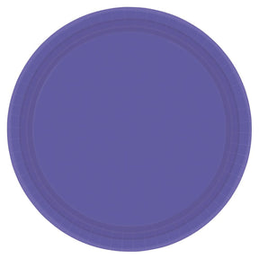 New Purple Paper Dessert Plates (50ct)