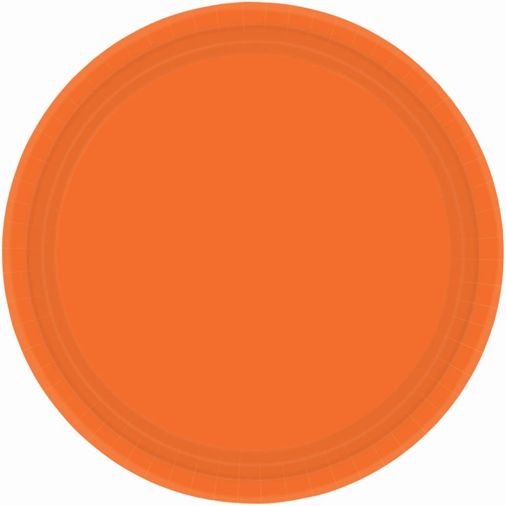 Orange Peel Paper Dessert Plates (20ct)