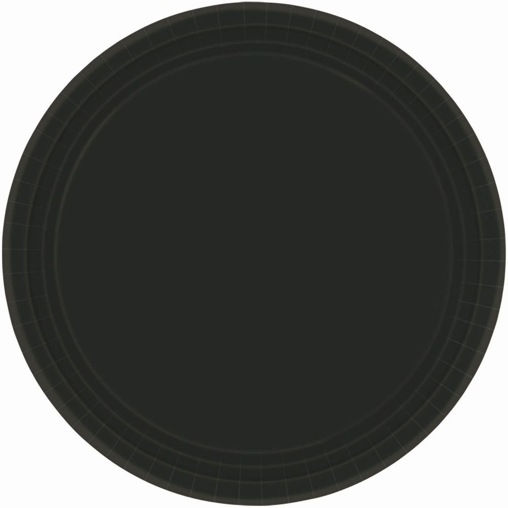 Jet Black Paper Dessert Plates (20ct)