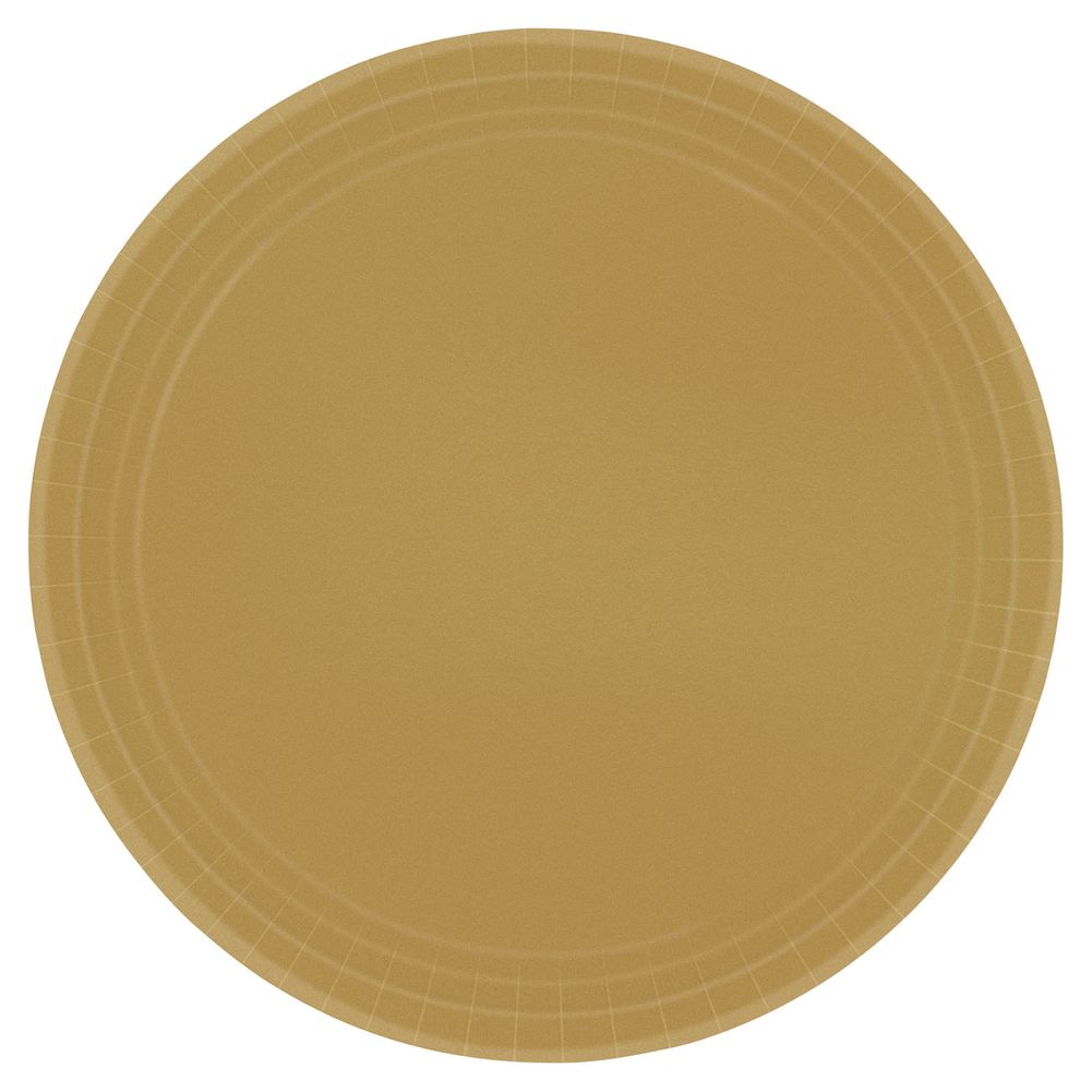 Gold Paper Dessert Plates (20ct)