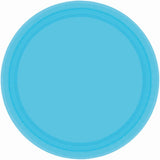 Caribbean Blue Paper Dessert Plates (20ct)
