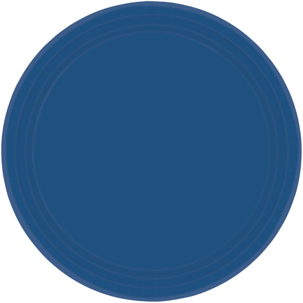 Navy Flag Blue Paper Dessert Plates (20ct)