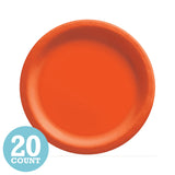 Orange Peel Paper Dessert Plates (20ct)