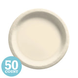 Vanilla Creme Paper Dessert Plates (50ct)
