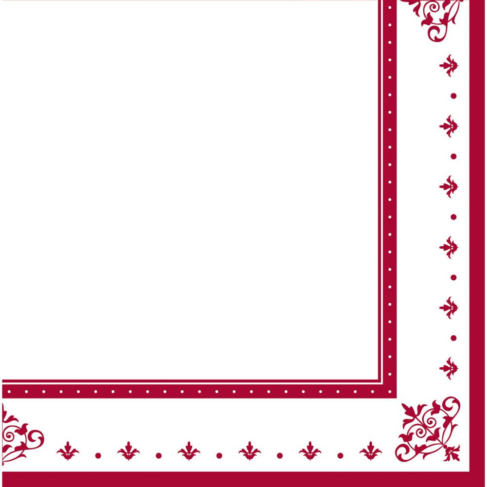 Stafford Ruby Beverage Napkins (36ct)
