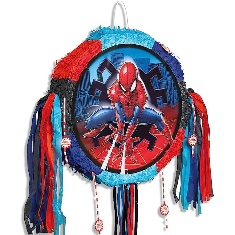 Spider-Man Drum Pull Pop Out Pinata