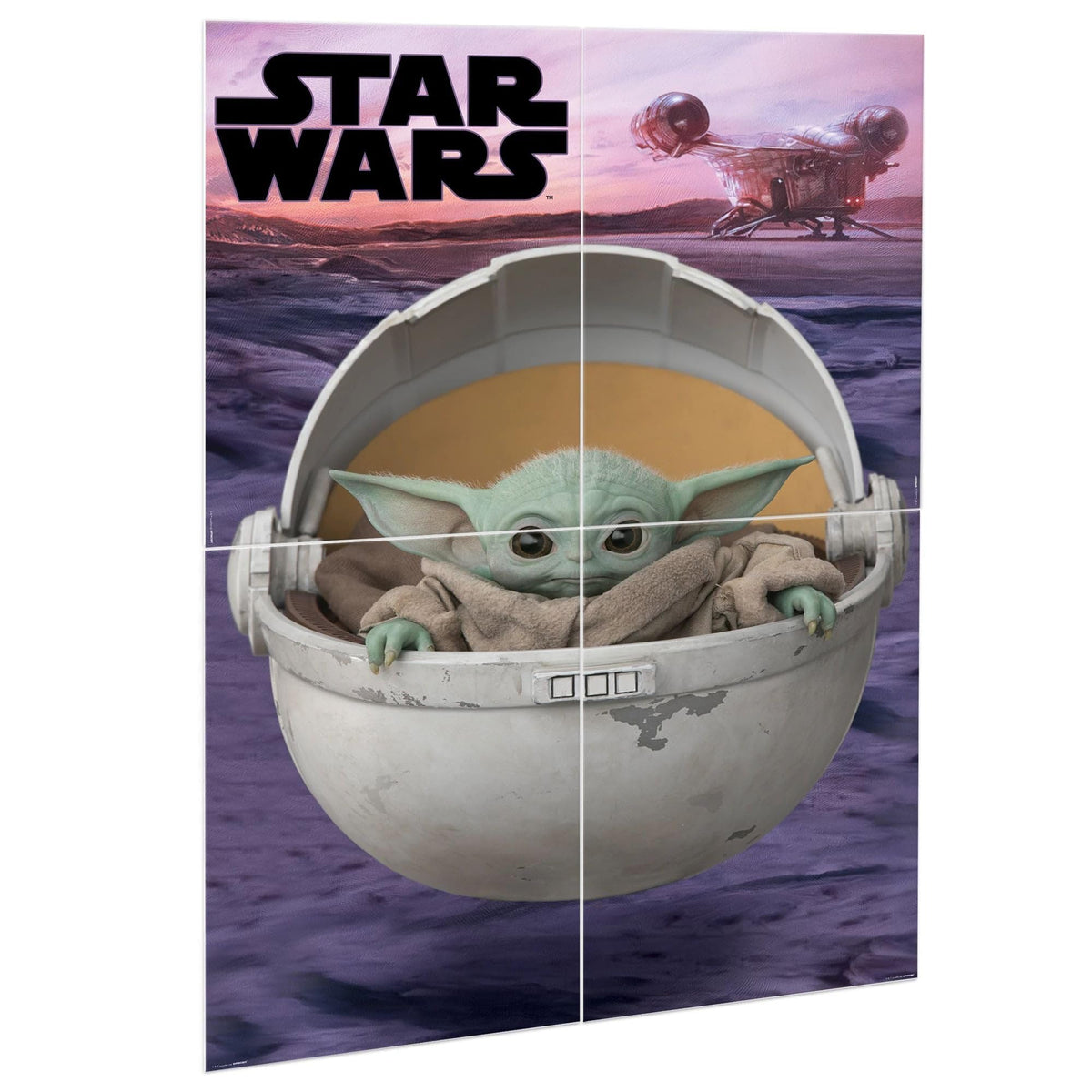 The Mandalorian - the Child Scene Setter Wall Decorating Kit