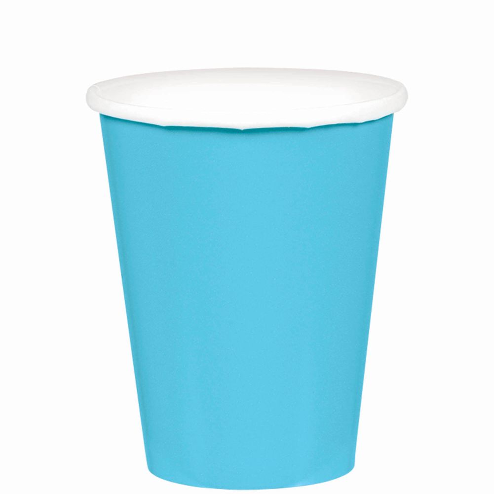 Caribbean Blue 9 oz Paper Cup 20 ct