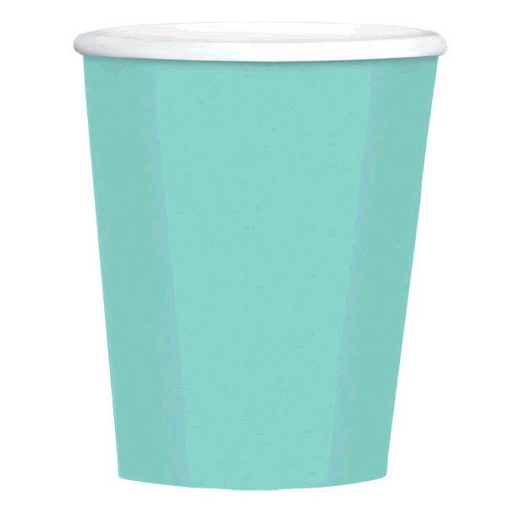 Robins Egg Blue 12oz Paper Cups (40ct)