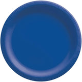 Bright Royal Blue Banquet Paper Plates (50ct)