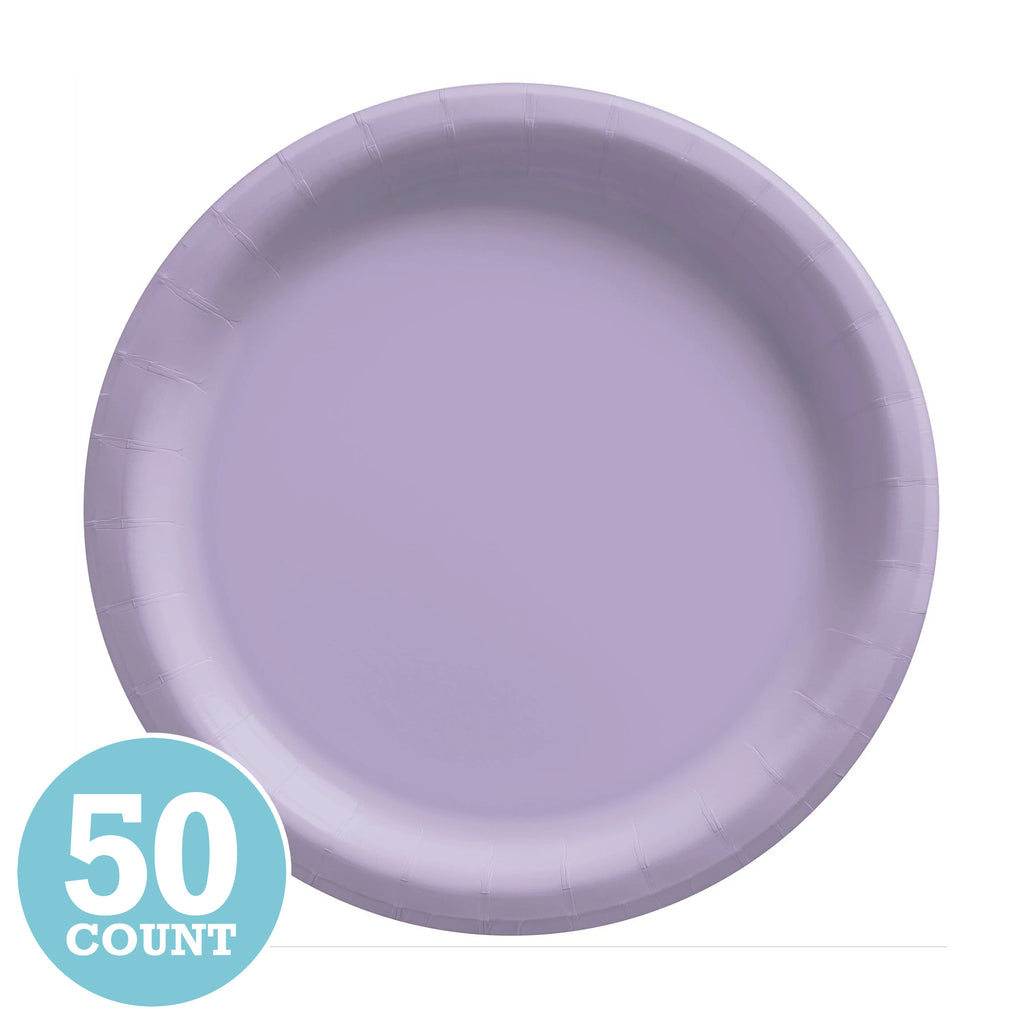 Lavender Dinner Paper Plates (50ct)