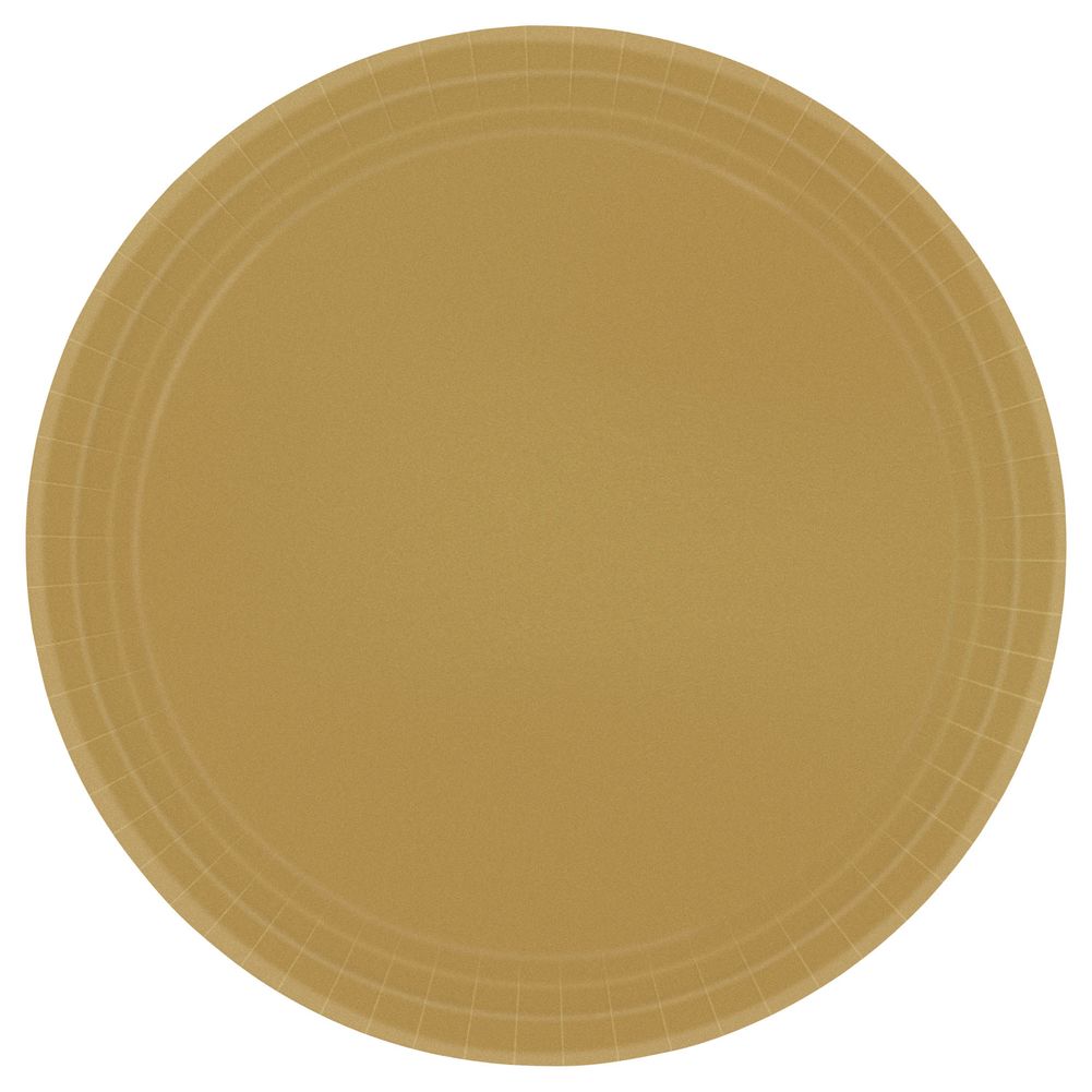 Gold Paper Banquet Plates (20ct)
