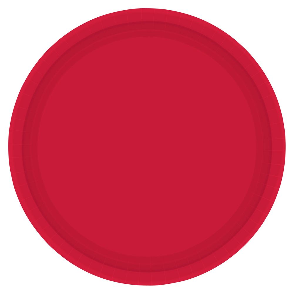 Apple Red Paper Banquet Plates (20ct)