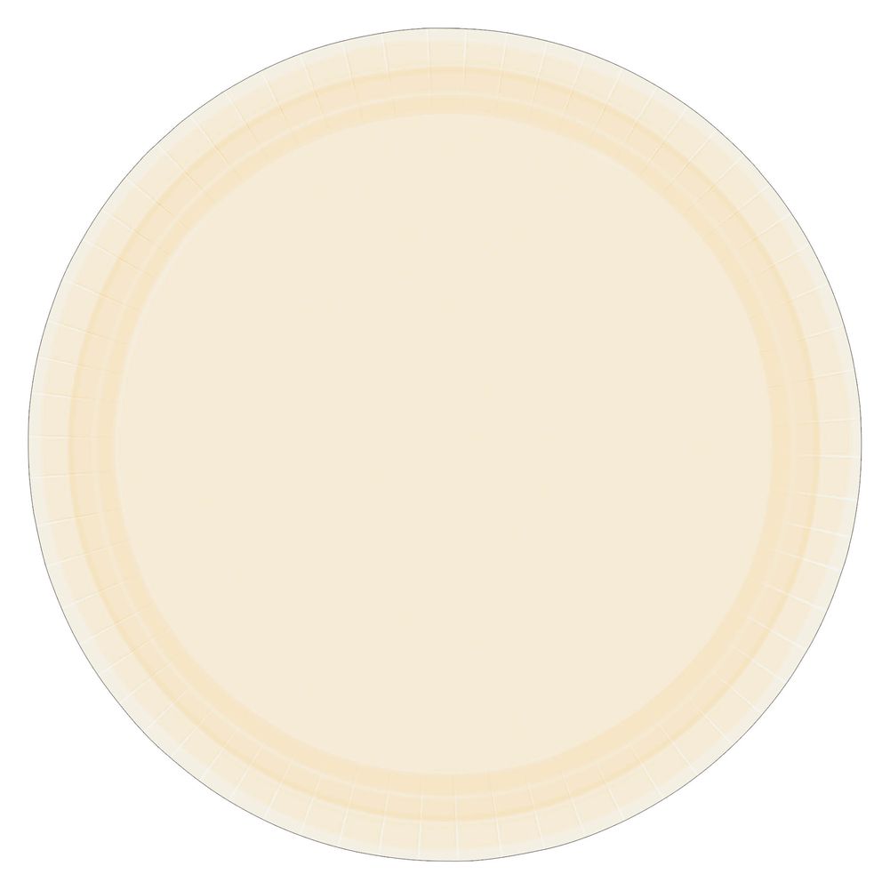 Vanilla Crème Paper Banquet Plates (20ct)