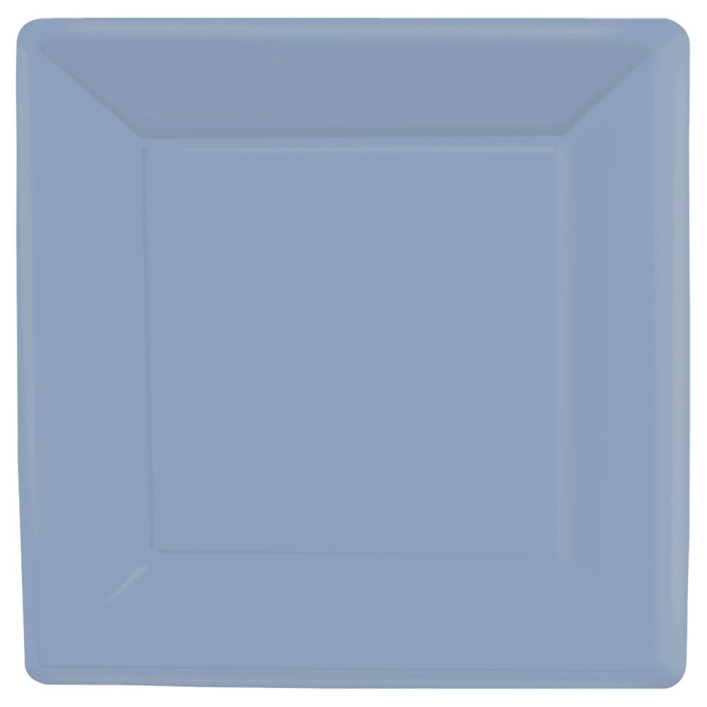 Pastel Blue Square Paper Banquet Plates (20ct)