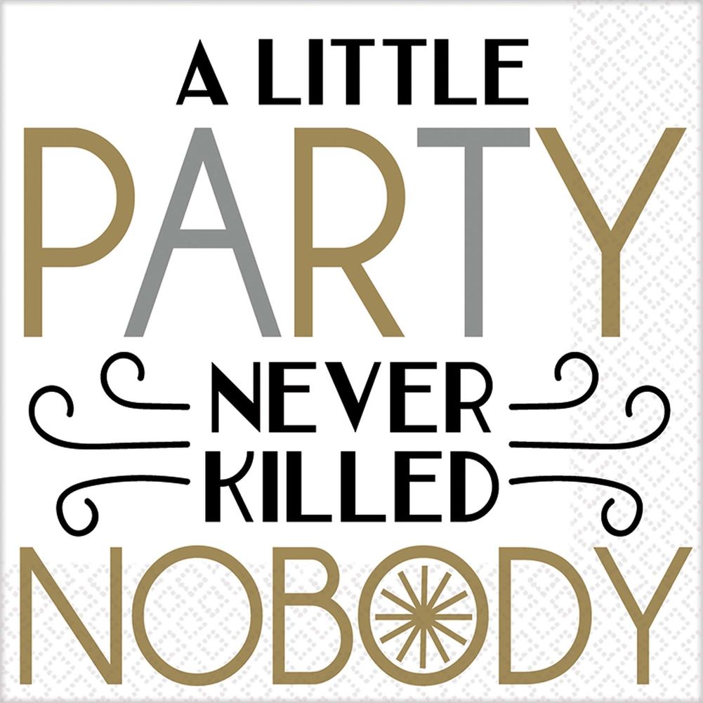 Dapper Night Luncheon Napkins (36 ct)