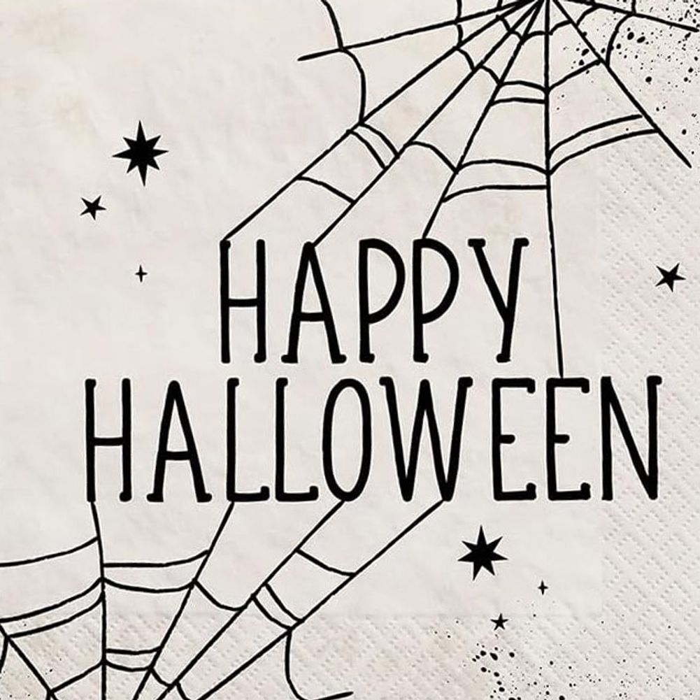 Spider Web Night Luncheon Napkin (12ct)