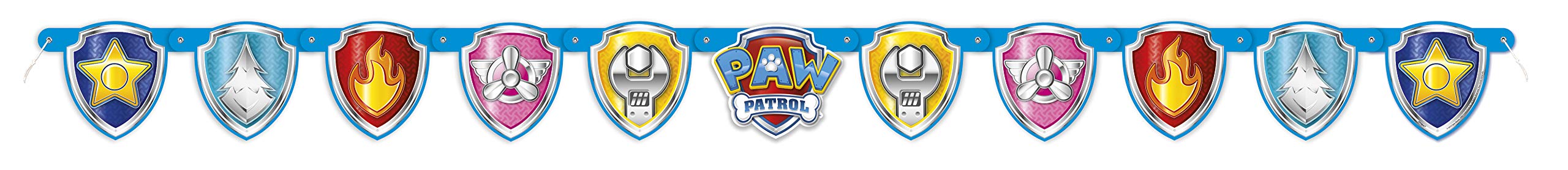Paw Patrol Birthday Party Kit for 16 – 9 Inch Plates, Napkins, Table Cover, Banner, Balloons and Party Masks (58 pc) – photo 7