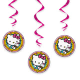 Hello Kitty Birthday Party Kit for 16 – 9 Inch Plates, Napkins, Table Cover, Banner, Balloons, Swirl Decorations and Cups (61 pc) – photo 6