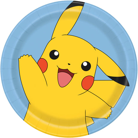 Pokémon Birthday Party Kit for 16 – 9 Inch Plates, Napkins, Table Cover and Cups (53 pc) – photo 3